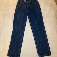 Carhartt B13-DST Loose Fit Work Dungaree Carpenter Jeans Size 33-34