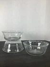 3~Vintage Pyrex®️10oz Clear Glass Dessert Bowls~#464