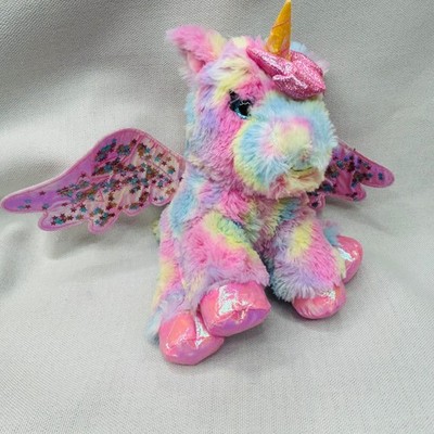 Barbie Dreamtopia Rainbow Unicorn Plush Interactive Light Up Sound Pegasus Toy