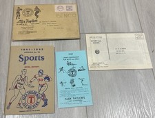 ALEX TAYLOR & CO Sports Catalog 1941-1942  Camp Equipment 1937 Bench LOT OF 4