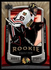 2005-06 Upper Deck Rookie Update Corey Crawford Rookie 1552/1999 Chicago