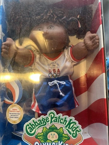 Vintage 1996 Olympics Cabbage Patch Kids Soccer Olympikids Special Edition New
