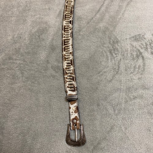 Tachuelas de cinturón de cuero de vaca occidental para mujer - Talla: 32 - Imagen 9 de 12