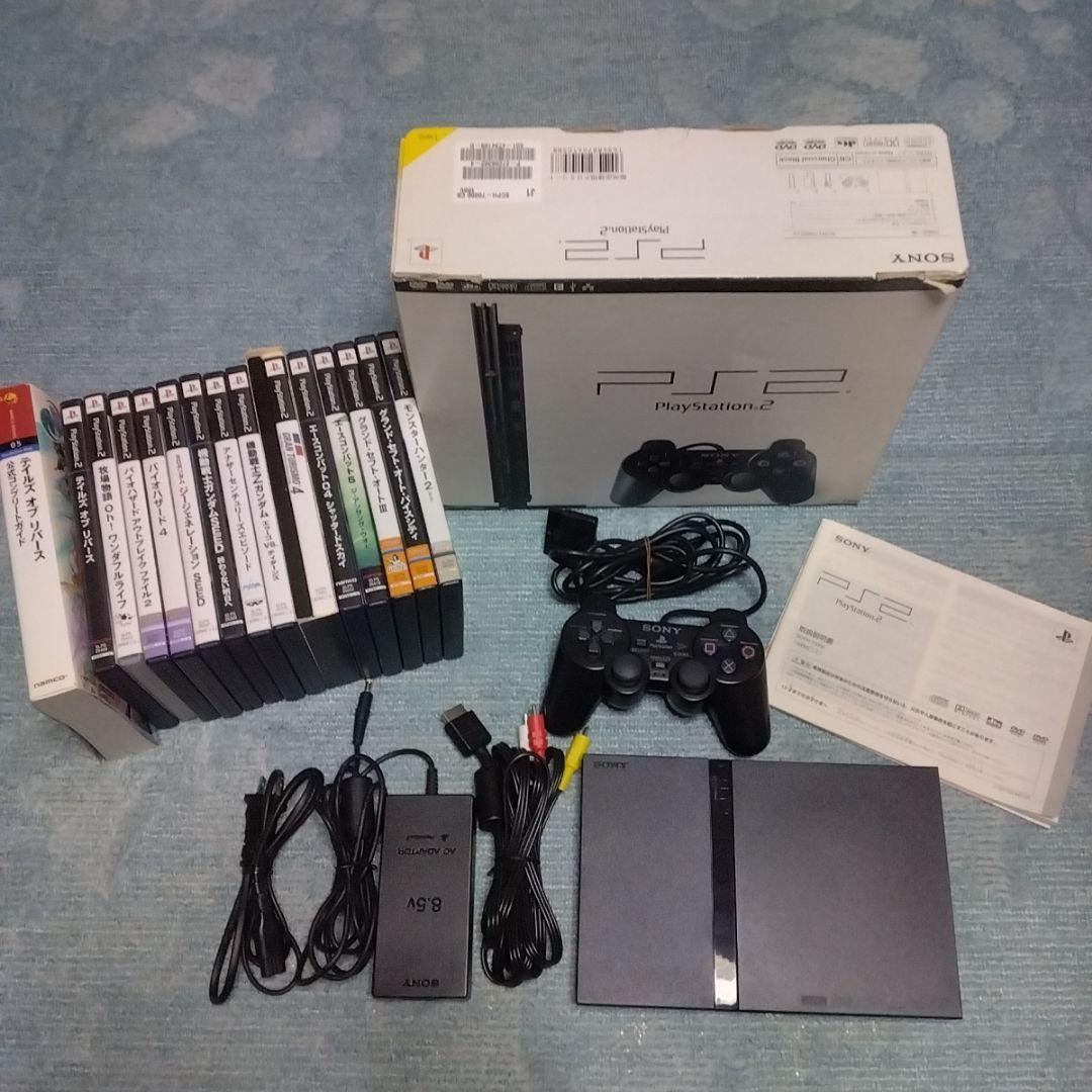 PlayStation2 - 【動作確認済み】SONY PlayStation2 SCPH-70000 SCPH-70000 Black Playstation2 System Console Only PS2 Slim