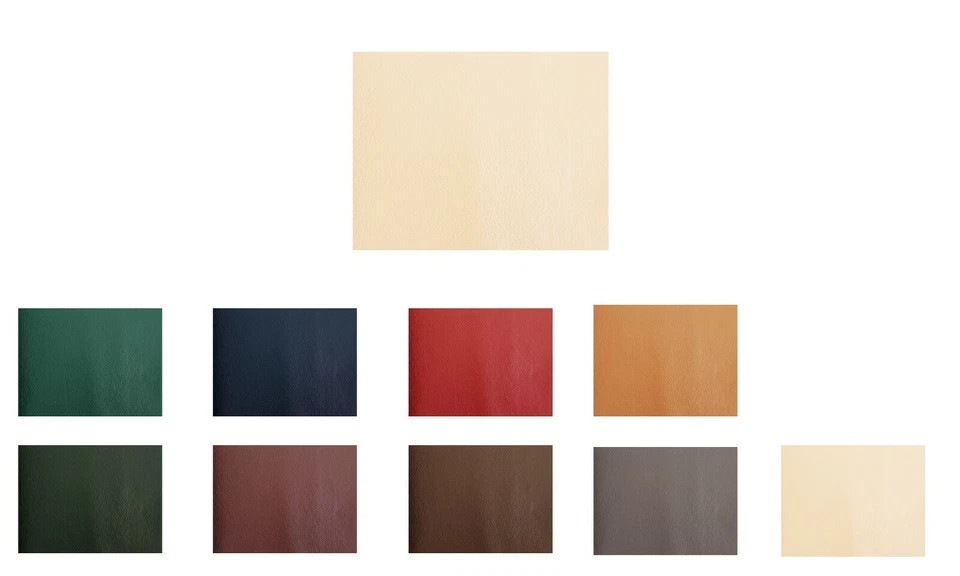 Fundas de colchón futón vinilo aspecto cuero Queen, protector de cama, marfil Foto 2 de 2