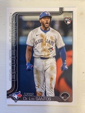 2025 Topps Series 1 Sandglitter 13 Luis De Los Santos, Toronto Blue Jays RC