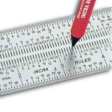 Incra RULE12 12-Inch Incra Rules Marking Rule