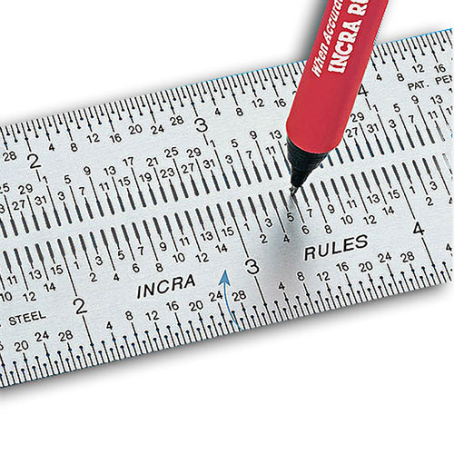 Incra RULE12 12-Inch Incra Rules Marking Rule