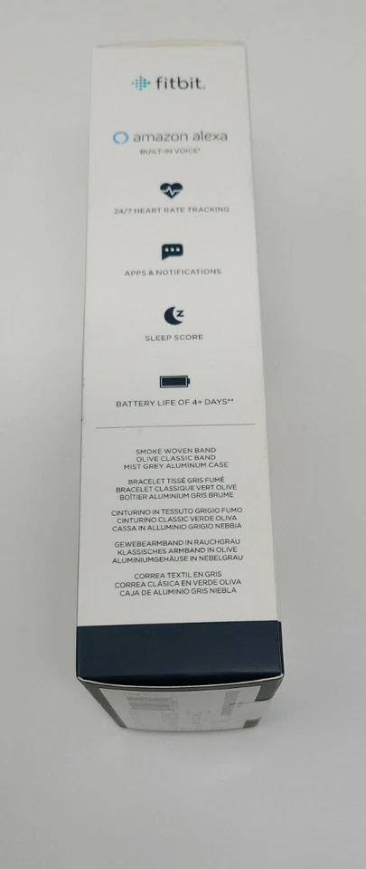 Fitbit Versa 2 SE Heart Rate & Fitness Smart Watch - Grey Alu/Smoke Band - Image 2 of 4