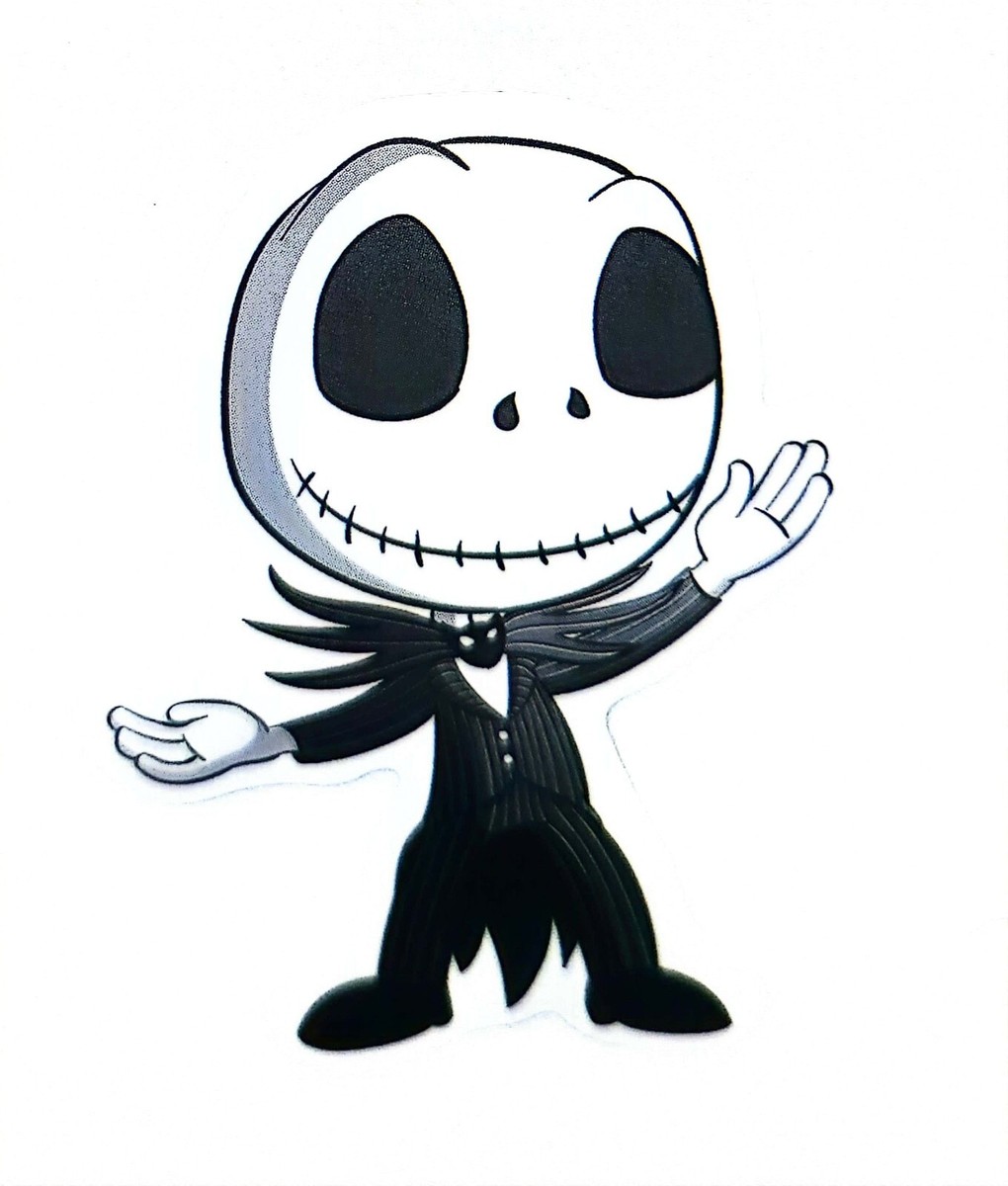 Disney JACK SKELLINGTON Anime Manga Horror Water Resistant Sticker