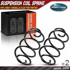 2x Rear Left and Right Coil Spring for Chevrolet Chevelle Monte Carlo Buick GMC