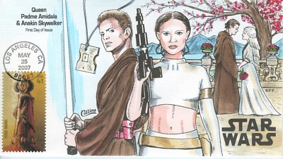 4143h STAR WARS, QUEEN PADME AMIDALA/ANAKIN SKYWALKER Collins Hand