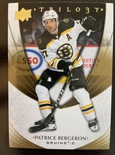 20-21 UD Trilogy Hockey 49 Patrice Bergeron