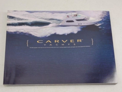 Carver Yachts HUGE Sales Brochure Book Motor Yacht Super Sport Voyager Mariner