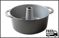 Nordic Ware Angel Food Cake Pan, 18 Cup Capacity, Graphite