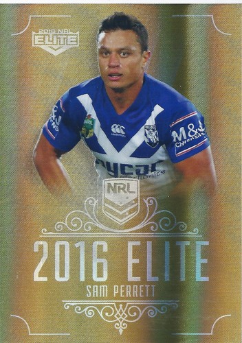 2016 NRL Elite Gold Special (034) Sam PERRETT Bulldogs - 第 1/1 張圖片