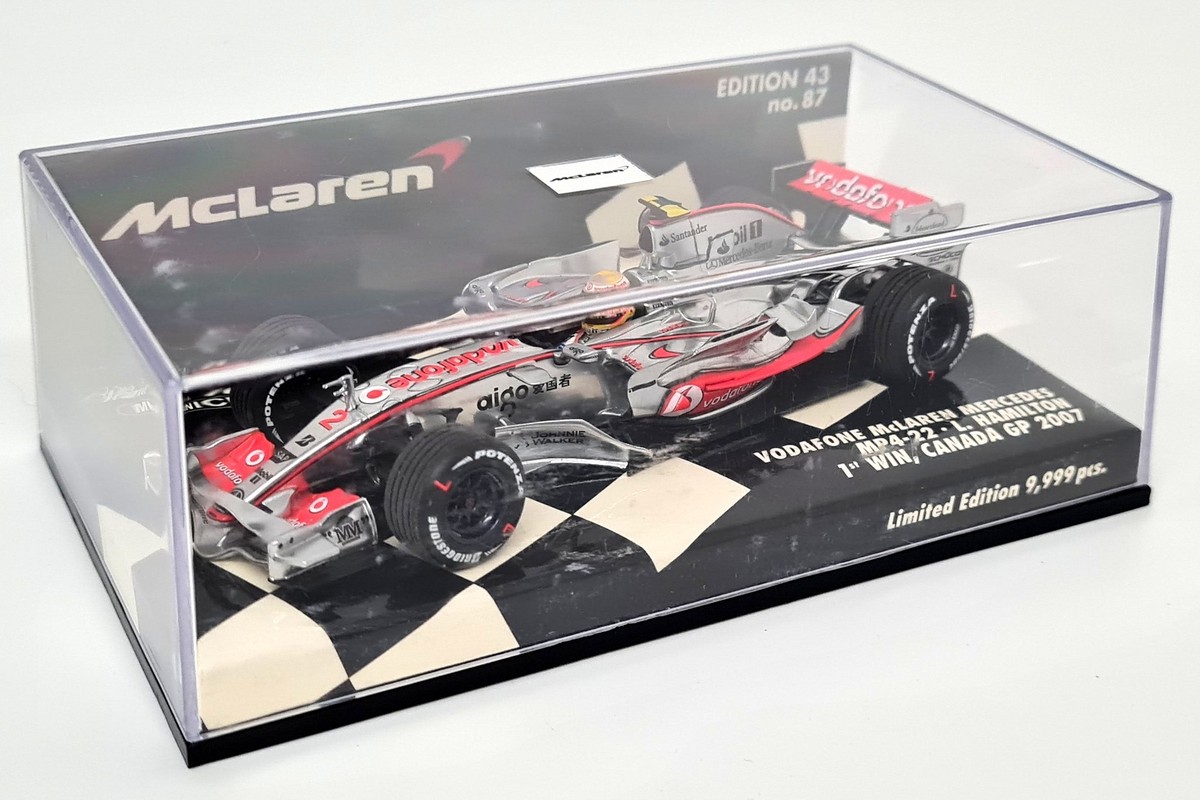 ミニチャンプス 1/43 マクラーレンMP4-22 ハミルトン デビュー戦仕様 Minichamps 1/43 Vodafone Mclaren Mercedes MP4-22 F1 Lewis