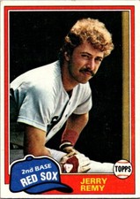 1981 Topps#549Jerry RemyBoston Red Sox