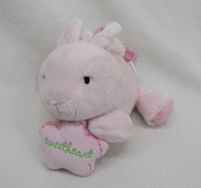 Prestige Baby Pink Bunny Pull String Musical Sweetheart Stuffed Plush