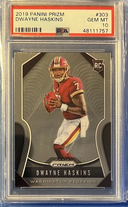 Dwayne Haskins trading card