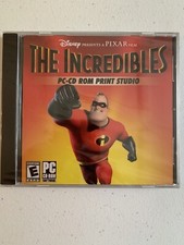 Disney's The Incredibles PC-CD ROM Print Studio New/sealed. PC, Interactive,2005