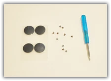 4Pcs Bottom Case Feet 10 screws for Apple Macbook Pro Retina A1398 A1425 A1502 