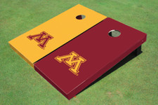 University of Minnesota Alternating Solid Cornhole Boards