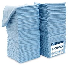 100 Pack Microfiber Cleaning Cloth Soft Absorbent Towel Rag for Home Car Kitchen