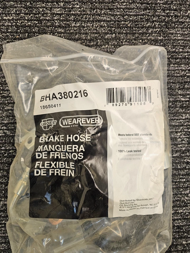 (QUANTIDADE 3) Mangueira hidráulica de freio BHA380216 para Dodge B1500 1995-1997 B2500 1995-1997 - Imagem 3 de 4