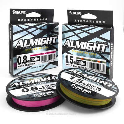 Sunline ALMIGHT 4+1 ULT-PE Type III Sinking PE Braid Fishing Line
