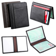 Thin Men Short Wallet Bifold Leather Credit Card Holder Purse Billfold Best Gift