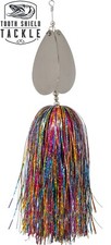 Tooth Shield Tackle 310 Musky Bucktail Muskie Inline Spinner (Rainbow)