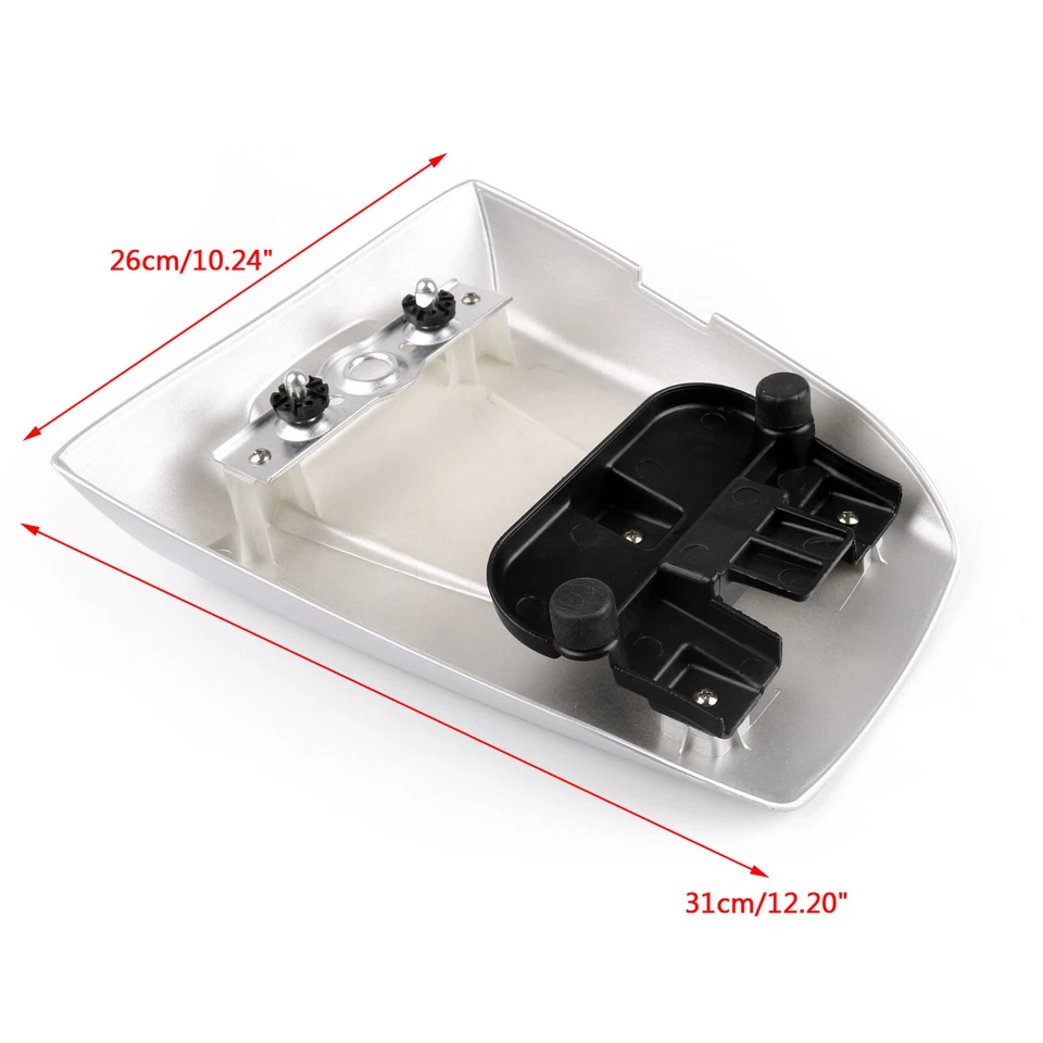 Rear Pillion Passenger Seat Cover Cowl For SUZUKI SV650 SV1000 2003~13 Silver #3 Foto 3 de 3