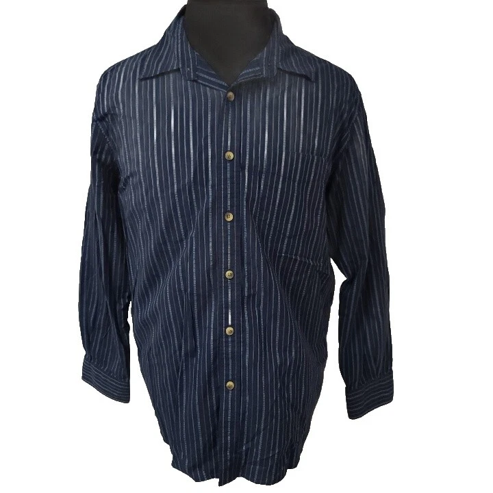 DOCKERS Cotton Striped Casual Button-Down Shirts for Men