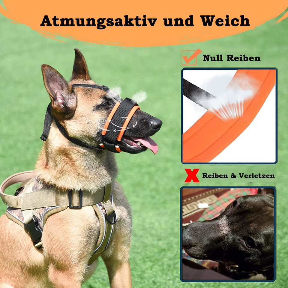 Nylon Muzzle for Dogs, Can Prevent Dogs from Biting, Barking and