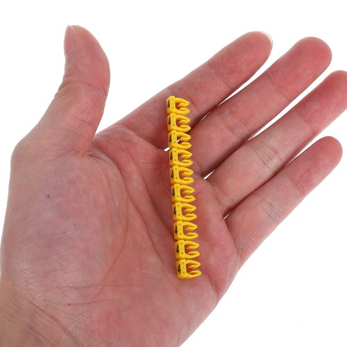 100 Pcs Étiquettes Numéro de Fil Marqueurs de Câble et Étiquettes pour Électronique - Photo 6/12