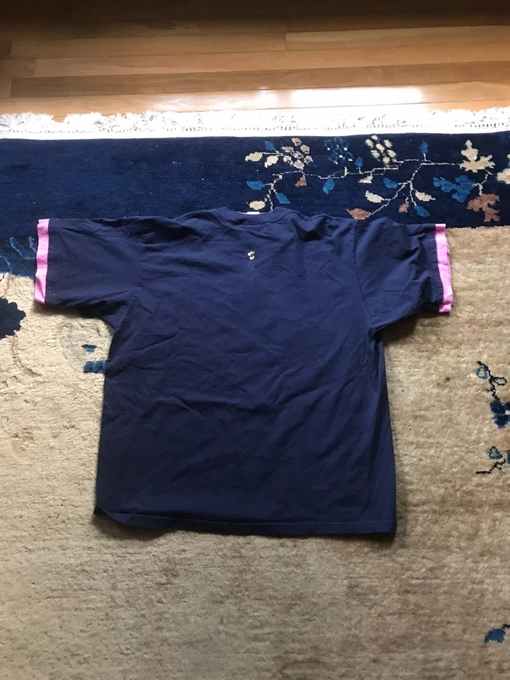 Vintage Top Stich Morning Sun vintage 90s floral Flower Bee embroidered T shirt - Image 3 of 3