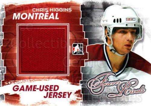 2012-13 ITG Forever Rivals Jersey Blue Red #47 Christopher Higgins - Picture 1 of 1