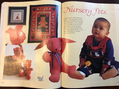 Vintage schöne Dinge für Babys Strickmuster Nähen Magazin ungeschnitten