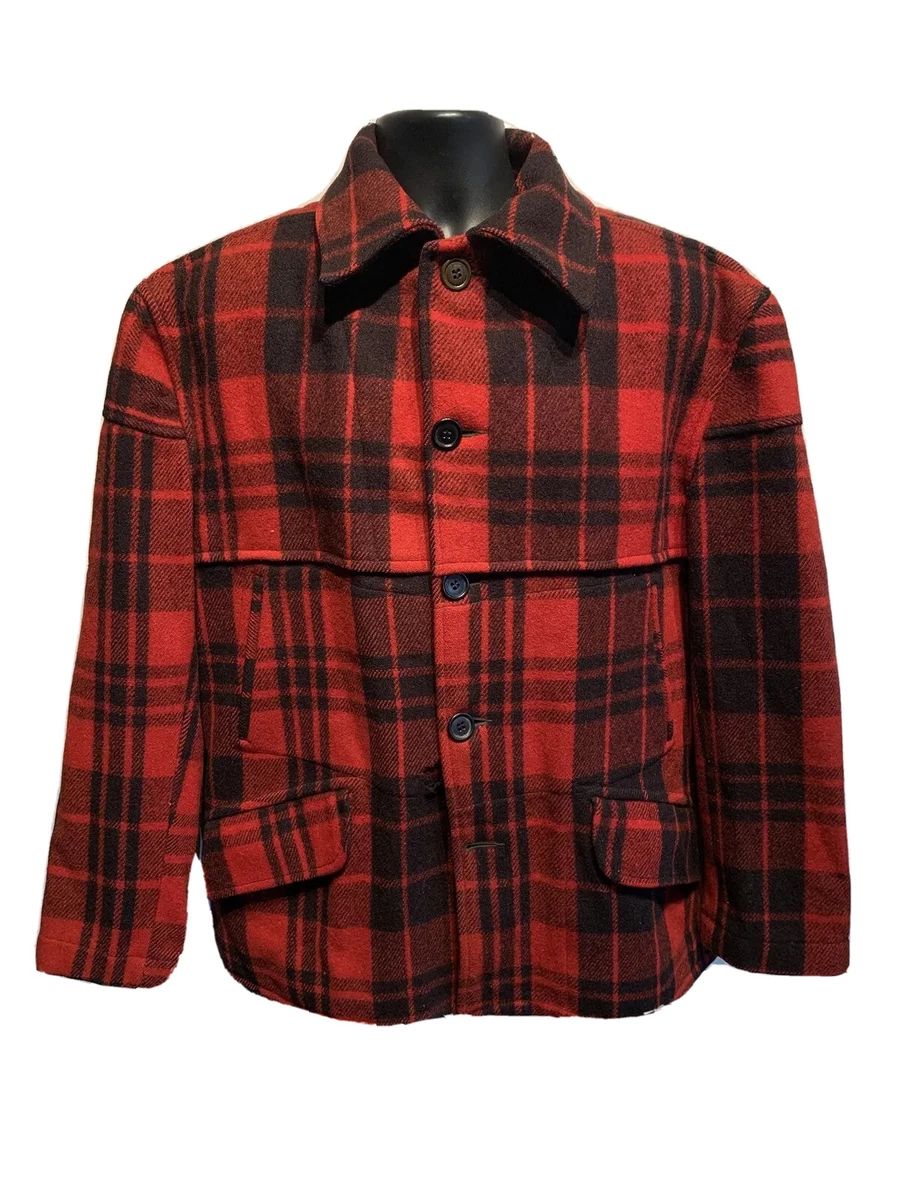 Vintage plaid sales jacket mens