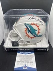 Mike Gesicki Autographed Miami Dolphins Mini Helmet-Beckett W Hologram *Black