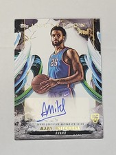 AJAY MITCHELL Rookie Auto Topps Inception 2024-25 Insert RA-AM Thunder