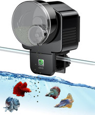 Automatic Fish Feeder for Aquarium  60ml Auto Timer Dispenser for Pellets  Gra