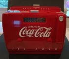 Vintage Model:OTR-1949 Old-Tyme Coca-Cola Cooler Radio - AM/FM Cassette Player