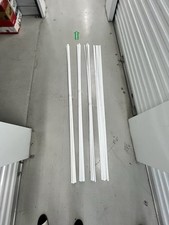 White Primed Wood Square Stair Balusters Stan...