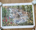 Herbie Rose “Dunns River” Jamaica Print c1994 - 24” x 18”