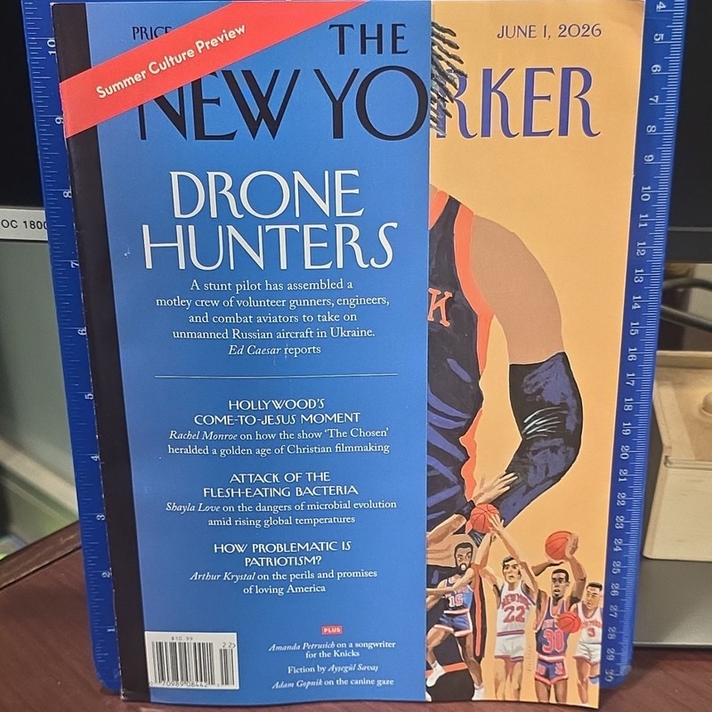 The New Yorker June 1 Issue Knicks Cover NBA Collectible Magazine 2026