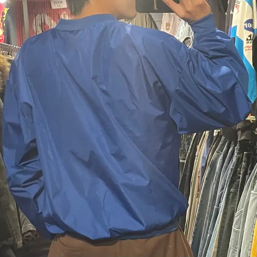 Nike Blue Sweatshirt XL with Black Stripe thumbnail 4