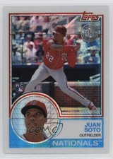 2018 Topps Silver Pack 1983 Design Chrome Update Series Juan Soto #134 07ke