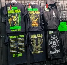 Overkill Thrash of the Titans 2026 US Tour T-Shirt Or Hoodie reprint